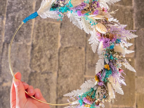 Confectionnez votre couronne de fleurs séchées avec Chloé avec Chloé à Bordeaux