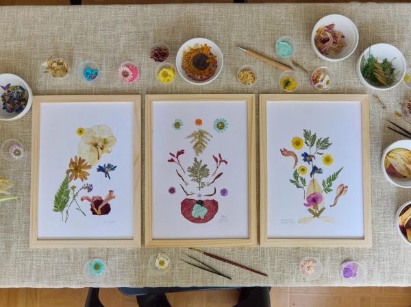 Découvrez l'art des fleurs pressées avec Claire avec Claire à Pantin