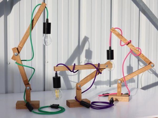 Fabriquez votre lampe articulée en bois avec Jonathan avec Jonathan à Rezé