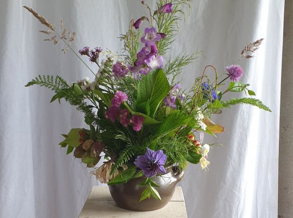 Atelier de création florale dans la Manche