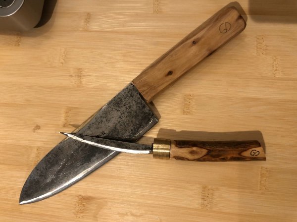 Réalisez votre couteau de cuisine Santoku sur une journée avec Gilles avec Gilles à Moëlan-sur-Mer