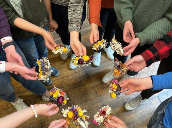 Atelier de création florale dans le Rhône